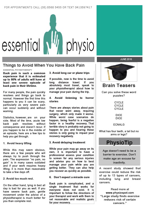 june front page